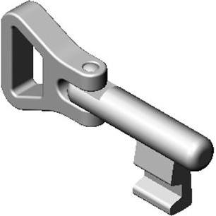 SSF, Cilindro Serrature e Chiave Ad Anello Pieghevole