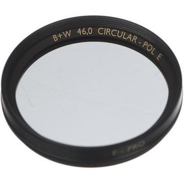 B+W F-Pro S03 E (46 mm, Filtri polarizzanti, 46 mm), Filtro fotografico, Nero