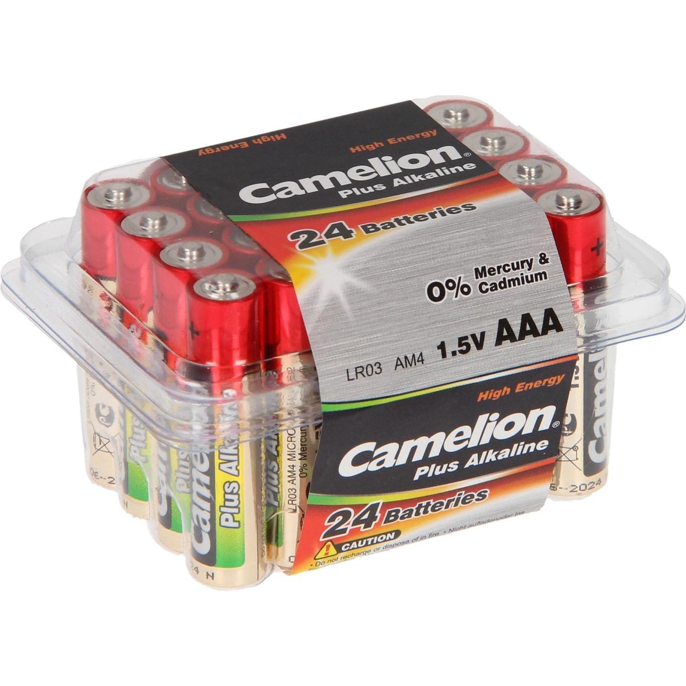 Camelion Micro batteria (AAA) Alcalina-Ma (24 pz., AAA, 1250 mAh), Batterie + pile