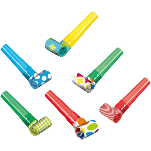 Set di 6 Fischiettoni Papstar per Feste a Tema