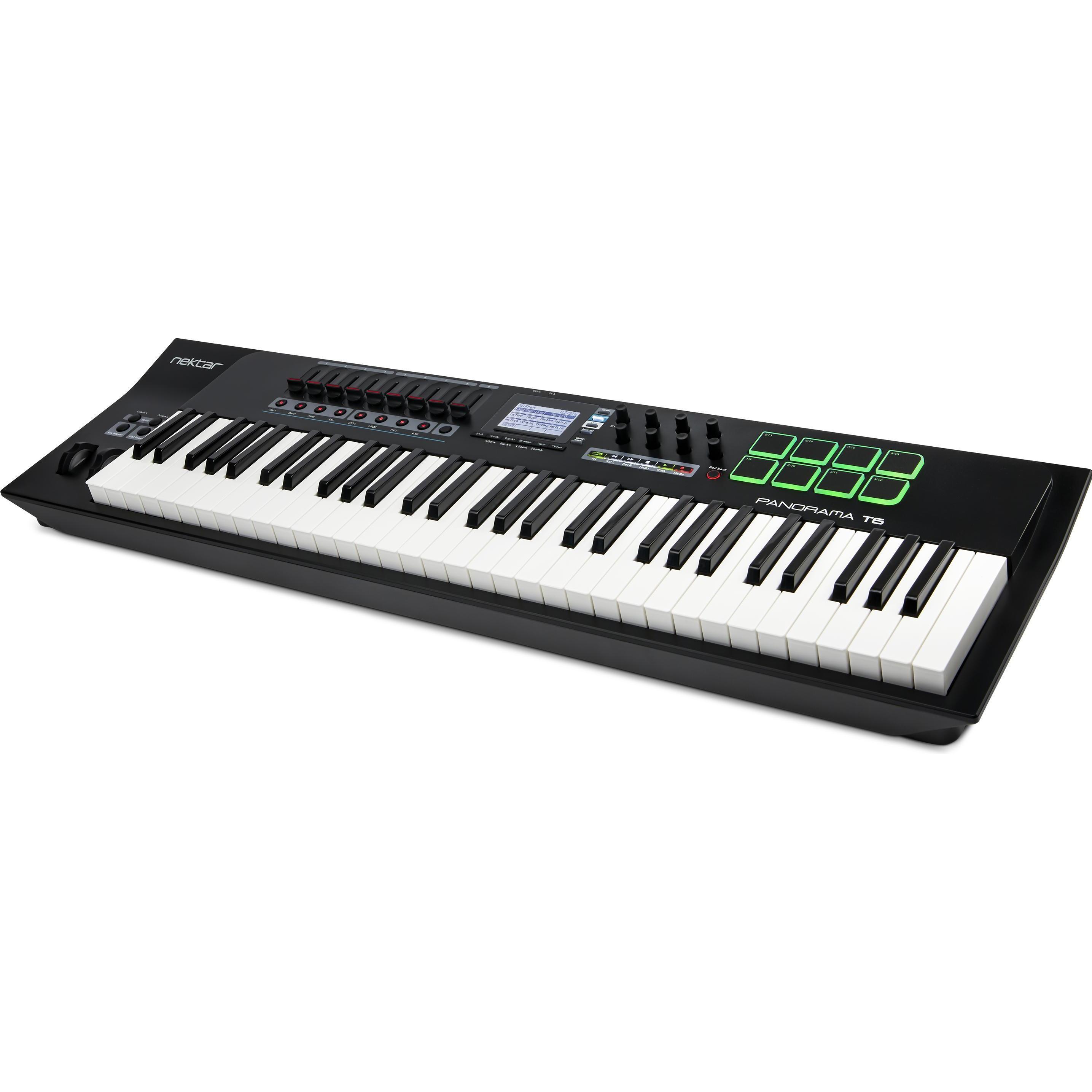 Nektar Panorama T6 (Tastiera), Controller MIDI, Nero