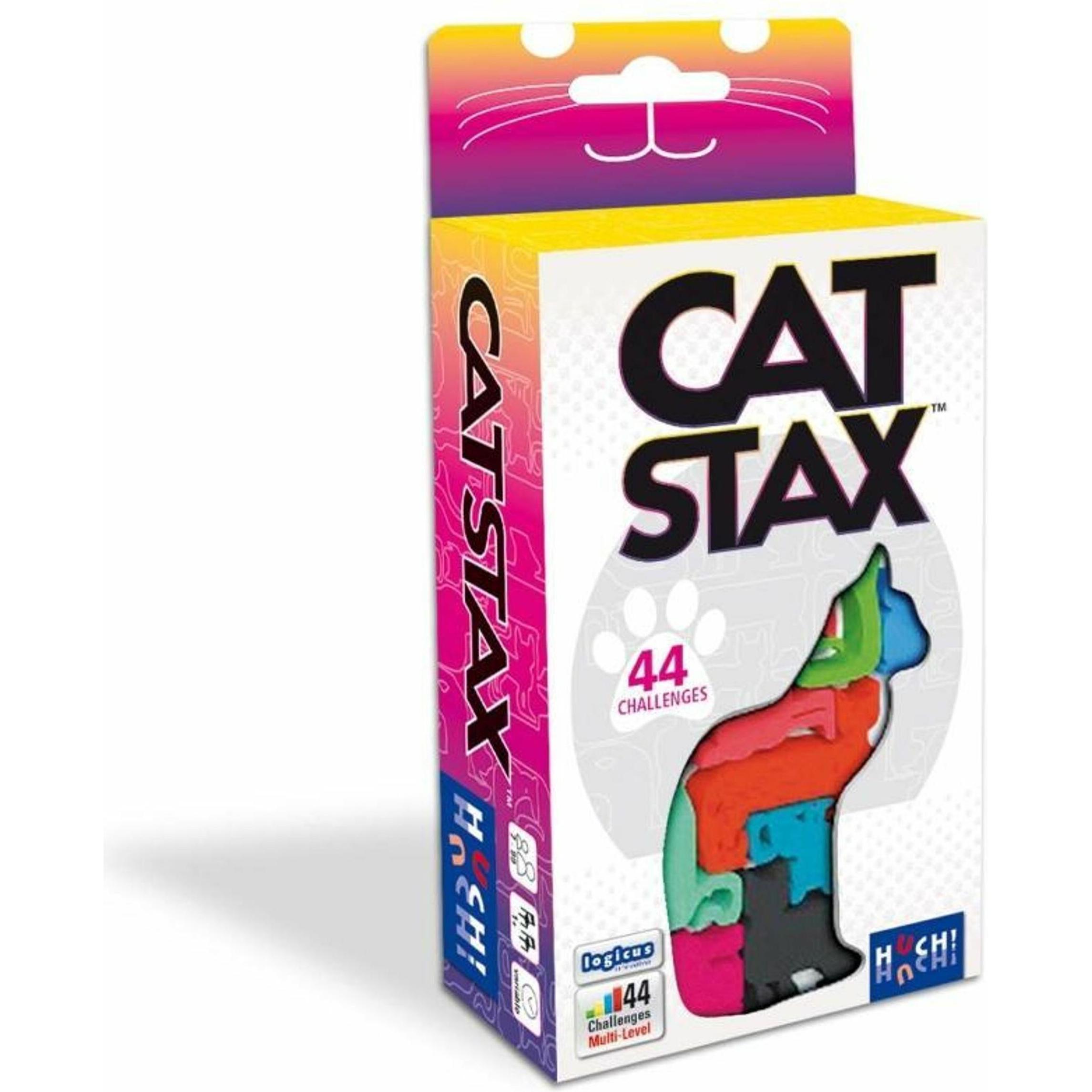Huch Cat Stax: Il Gioco di Impilamento per Gatti (Tedesco, Francese, Inglese)