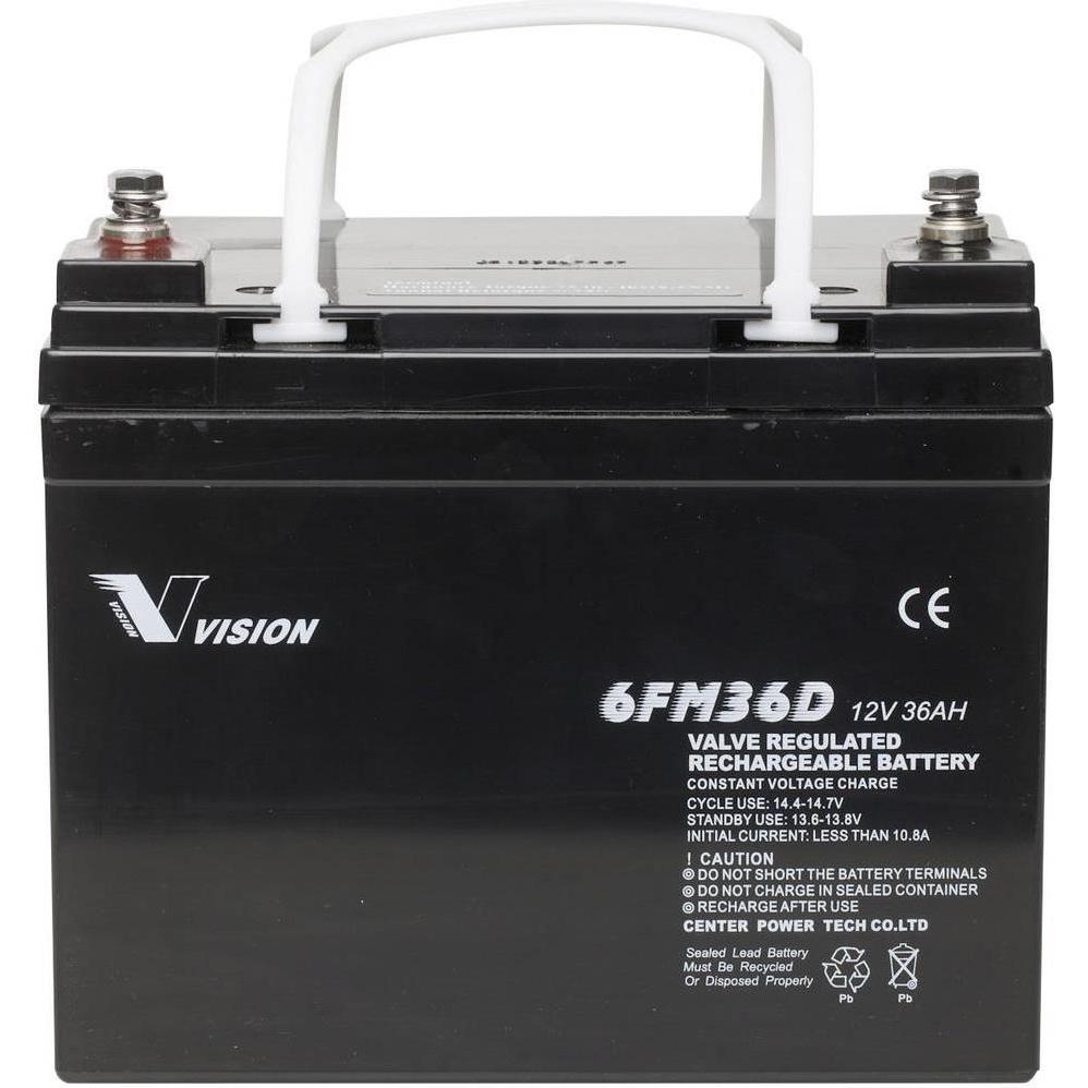 Vision FM-Serie: Batterie 12V 36Ah AGM - Durata 10 Anni