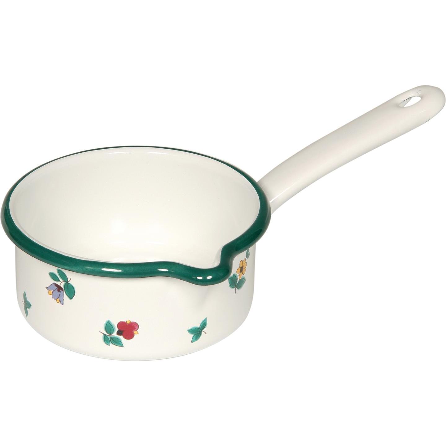 Riess 0036-49: Set Padella e Pentola - Colori Rosso, Verde, Beige