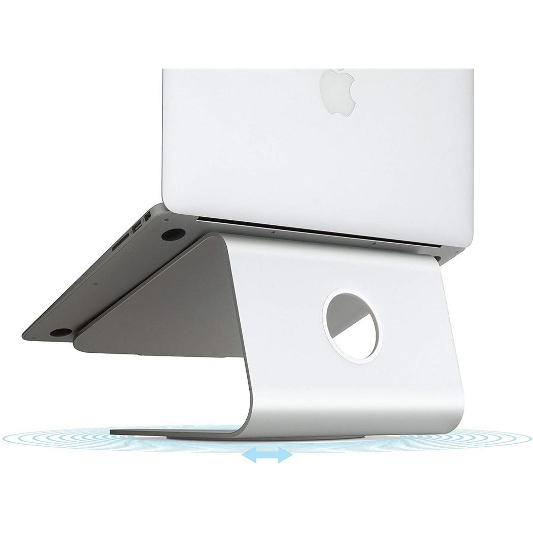 Raindesign mStand360, Supporto per notebook, Argento
