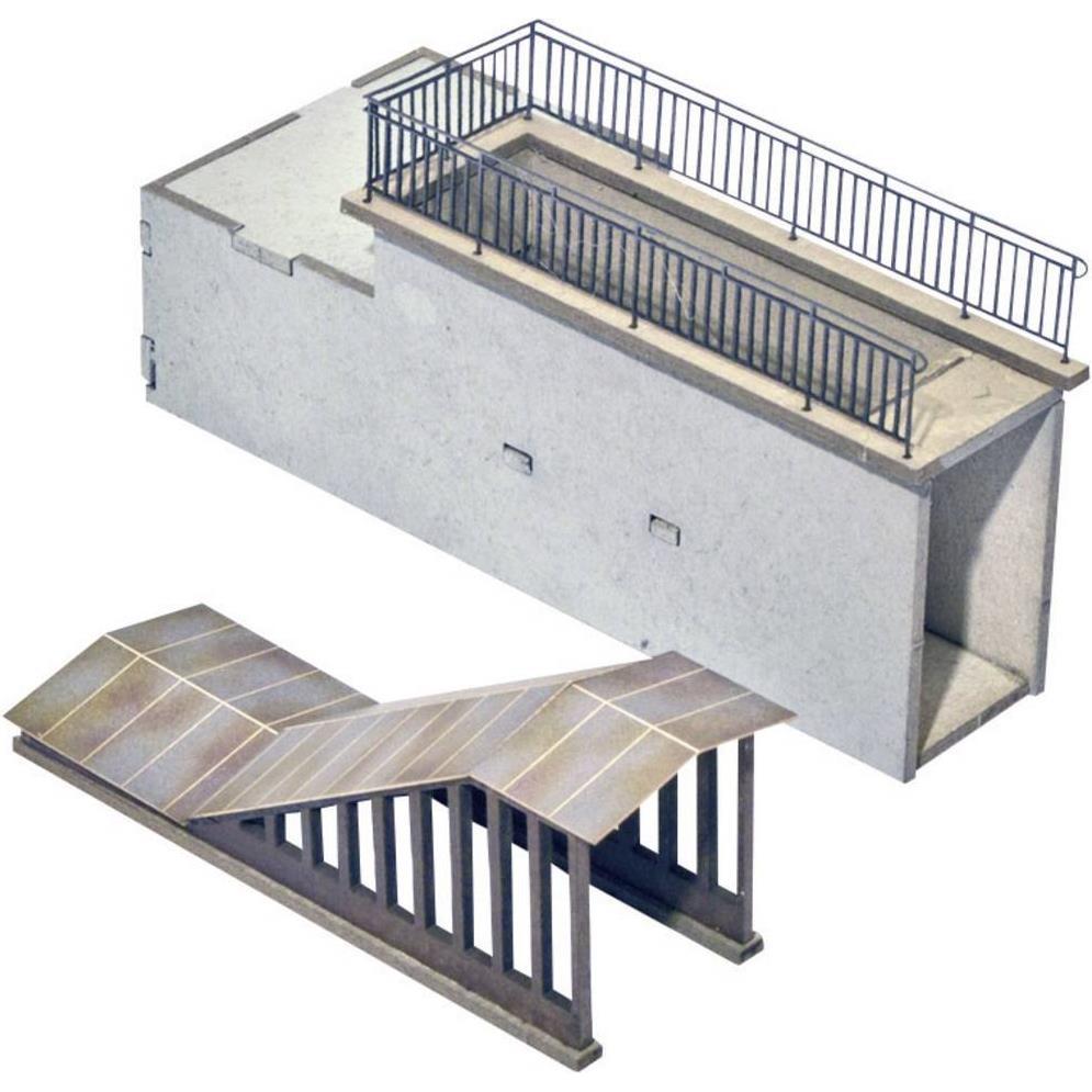 MBZ 80126 H0 Piattaforma Metropolitana: Kit Montaggio Dettagliato