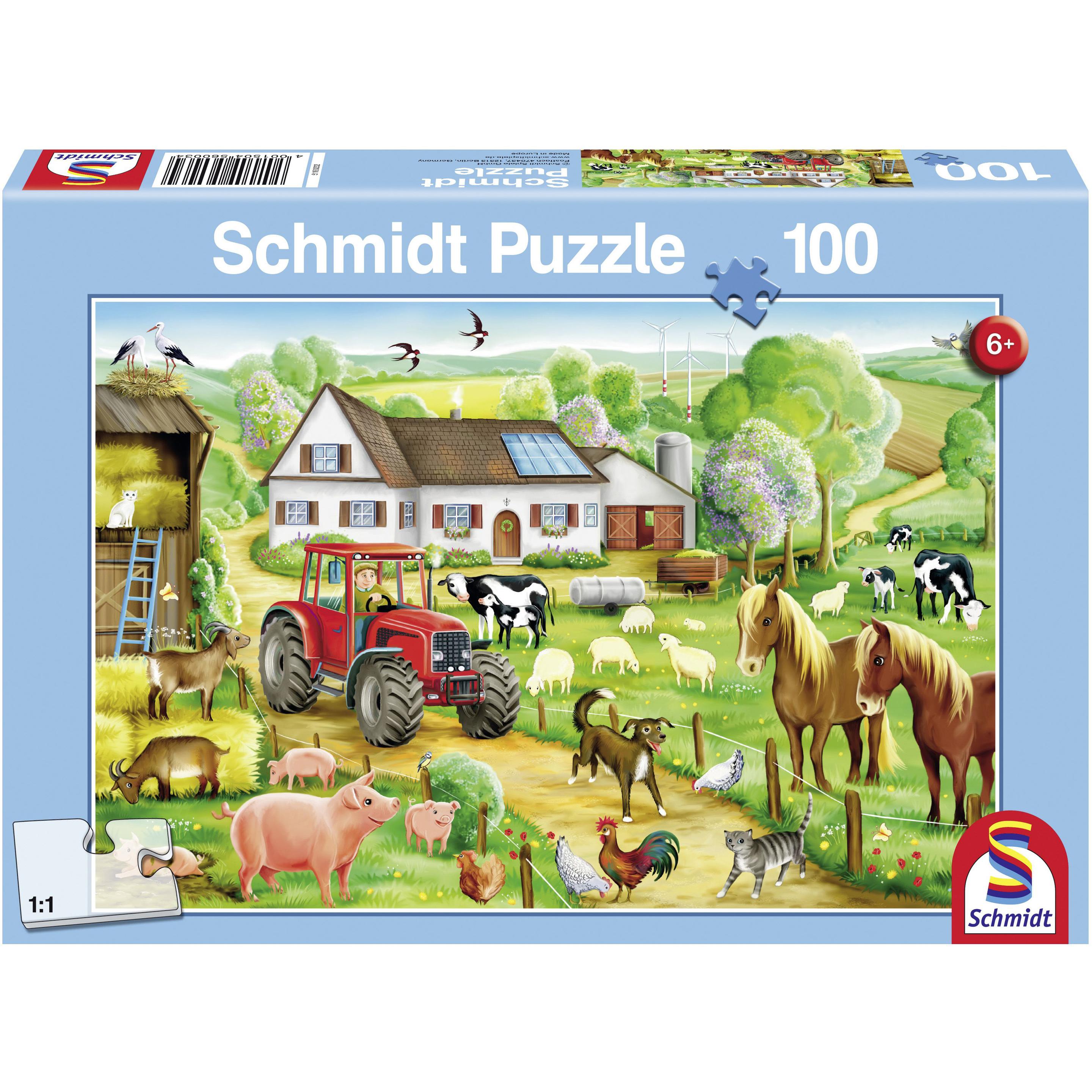 Schmidt Spiele: Fattoria Felice – Puzzle da 100 Pezzi