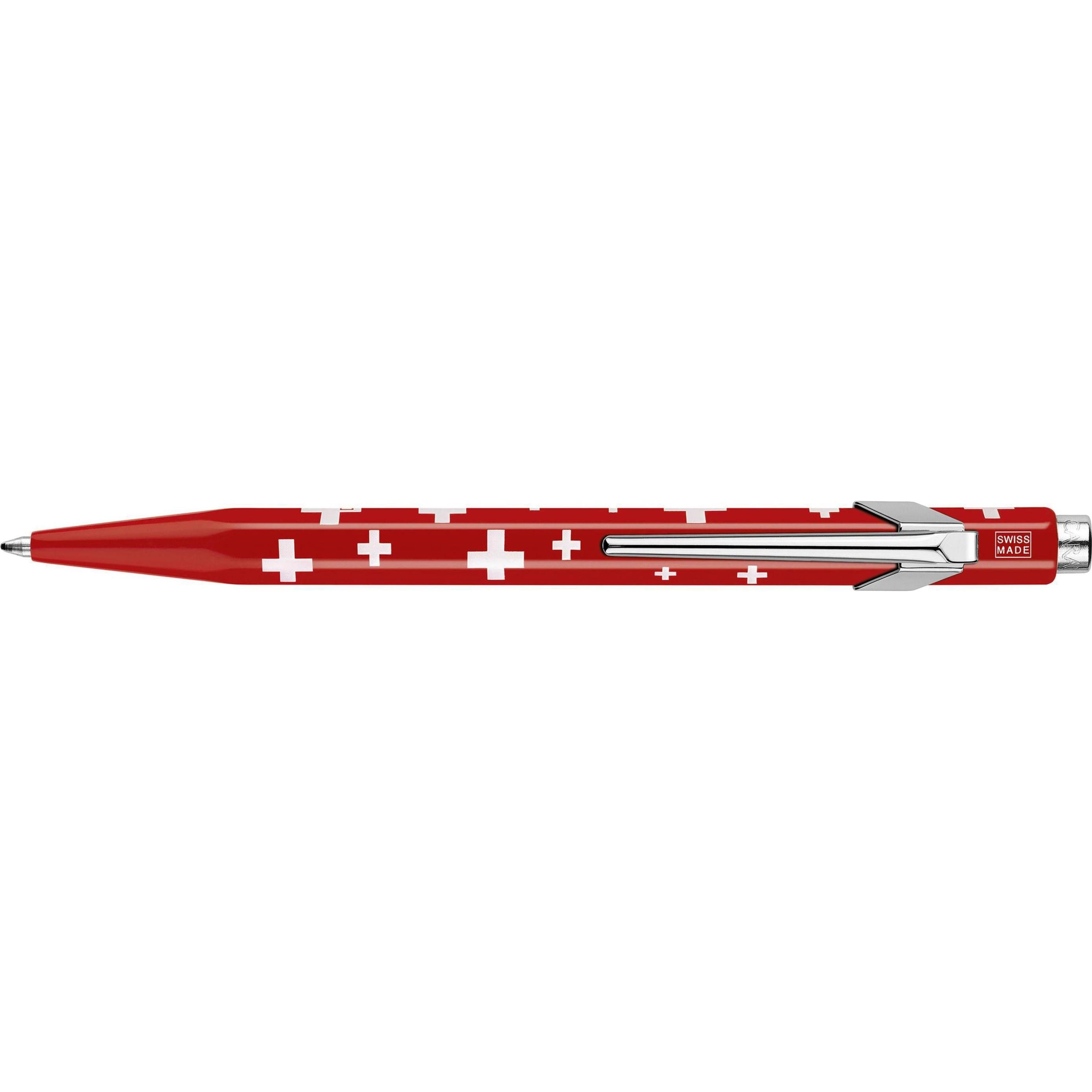 Caran d'Ache, Penne, 849 Totally Swiss mit Etui (Rosso, Bianco, 1 x)
