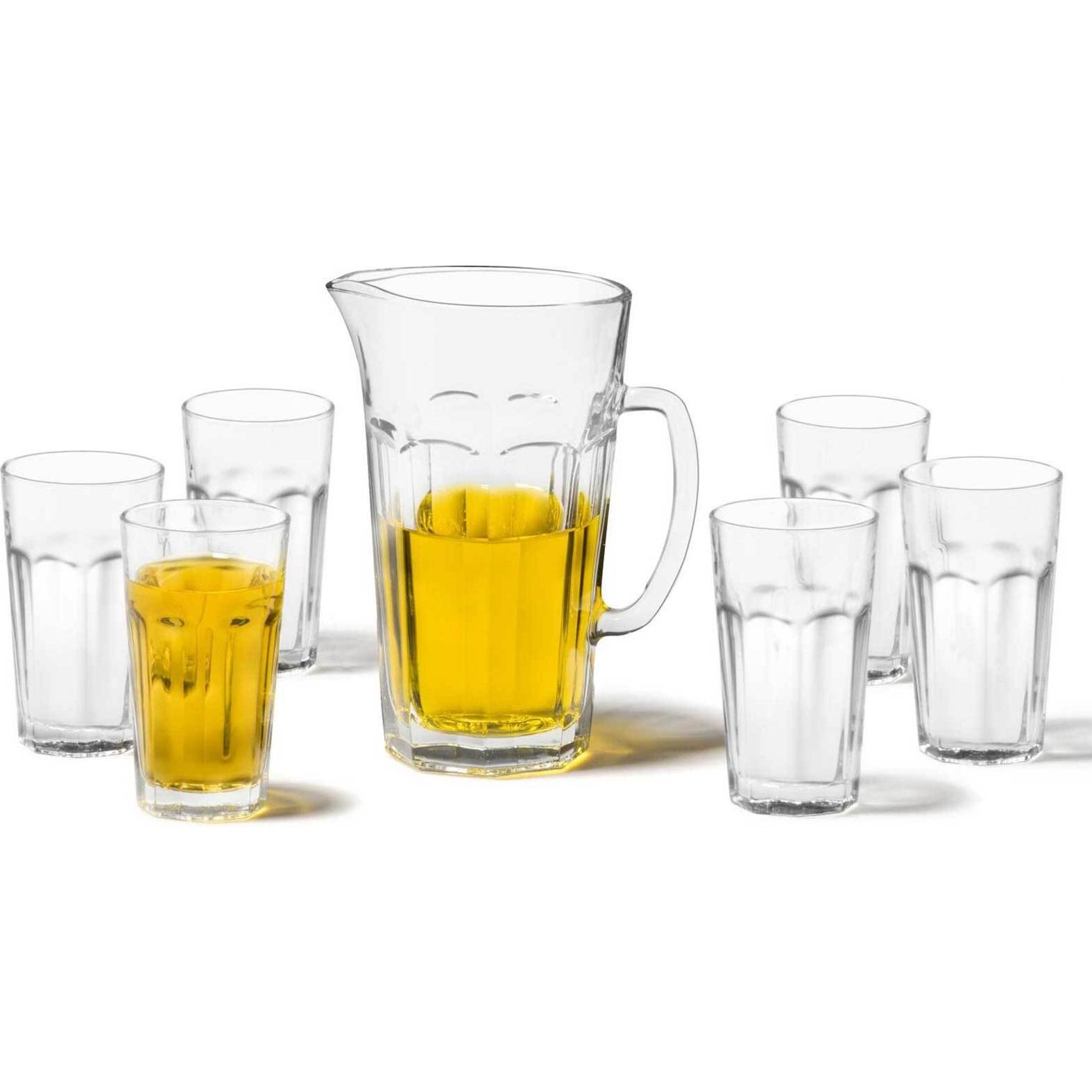 Leonardo Set da Servizio Completo: 7 Pezzi Trasparente