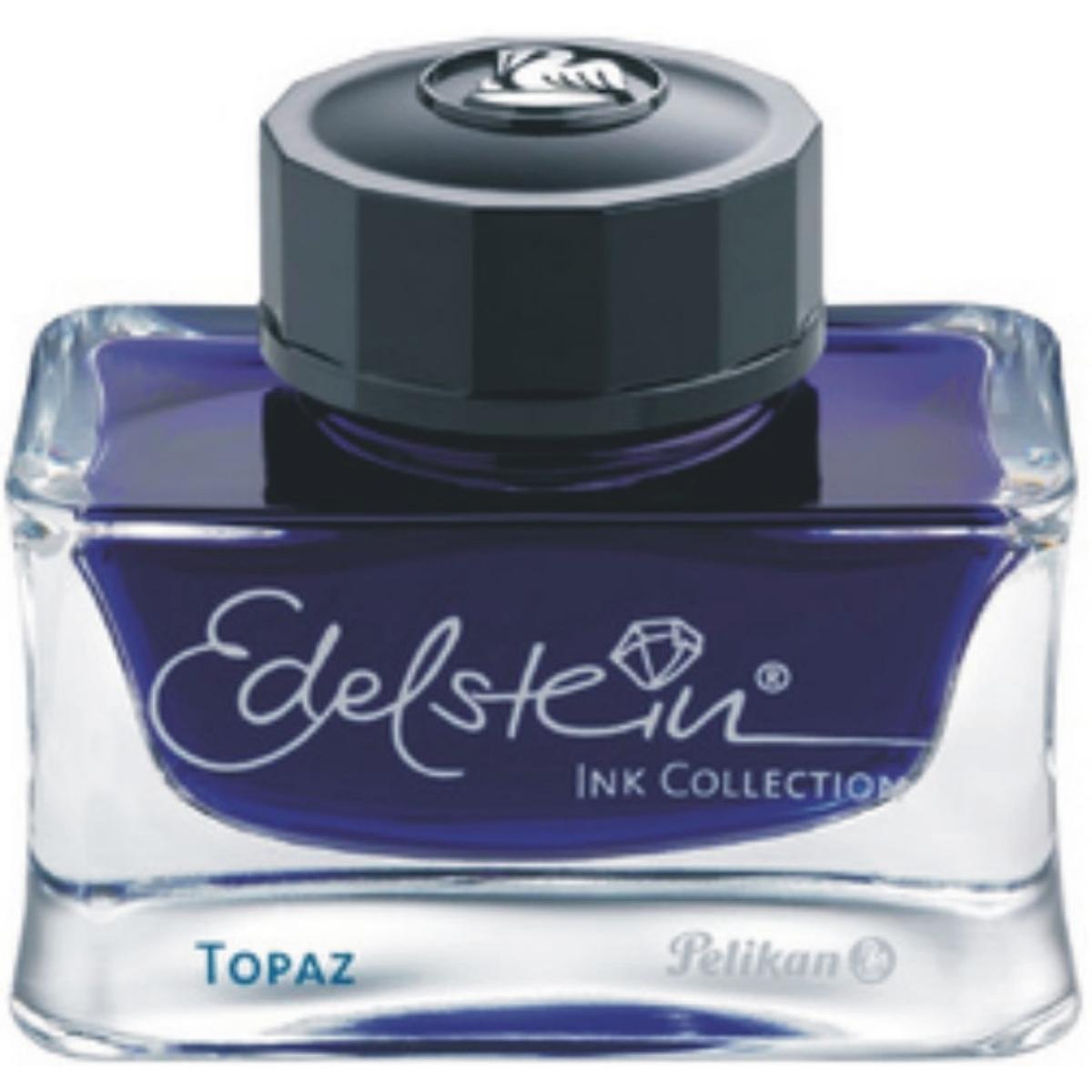 Pelikan: Cartucce Inchiostro Edelstein Gemma Topazio (Calamaio, Blu)