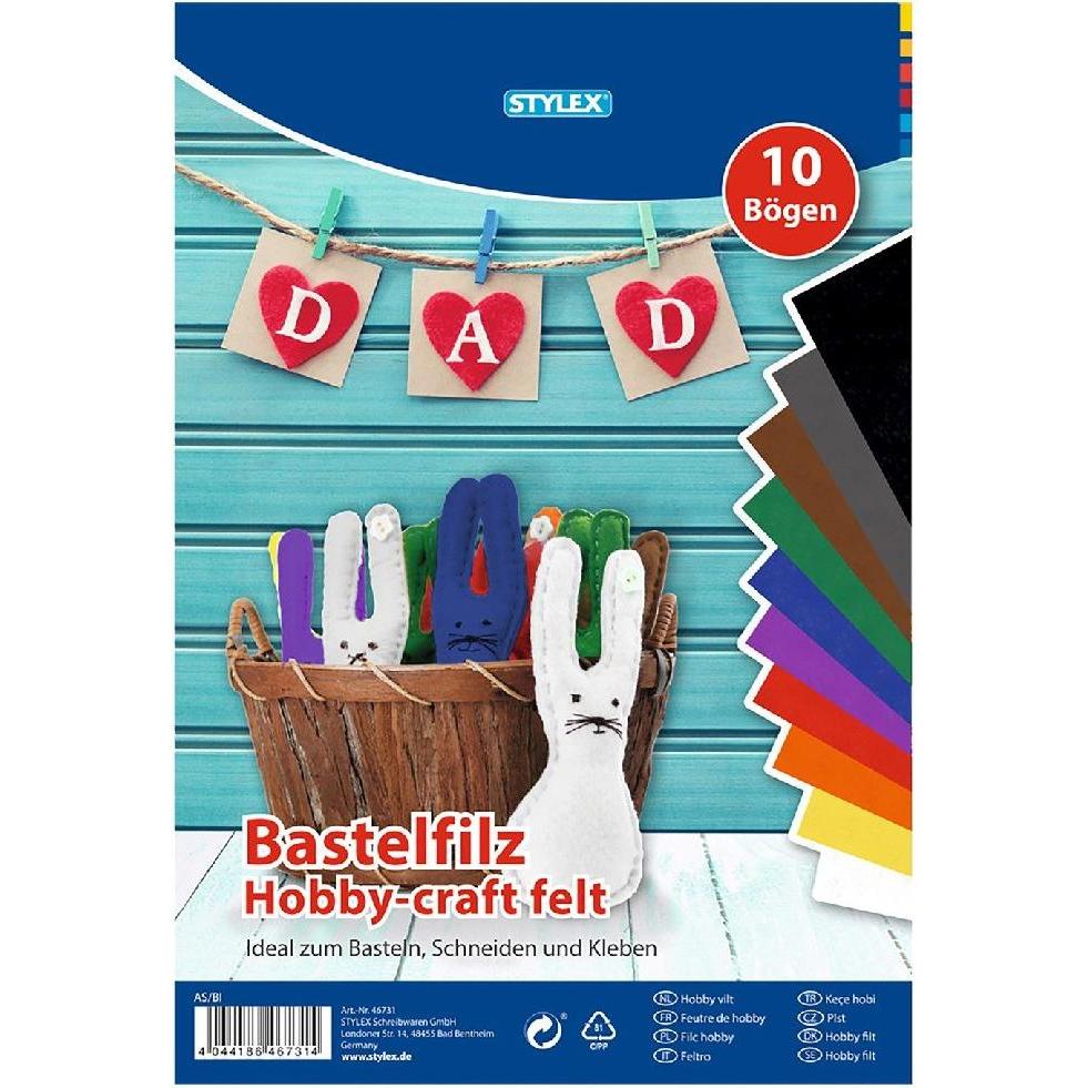 Stylex 10 Fiocchi di Feltro Artigianale