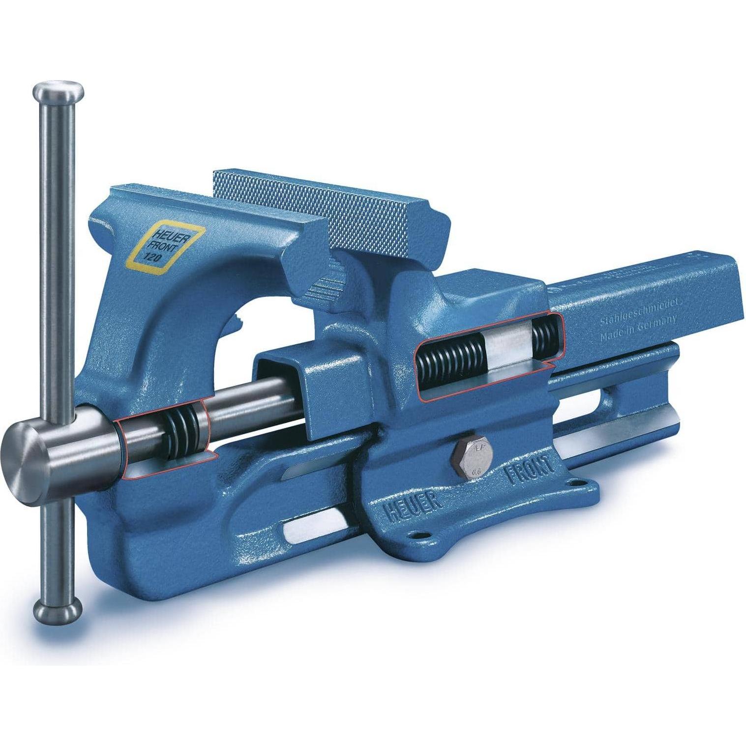 Heuer, Morsa + Strettoio, Larghezza ganasce: 180 (225 mm)