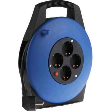 RS PRO Avvolgicavi, Bobina Cavo Semi-Chiusa 10m 1mm2 DE