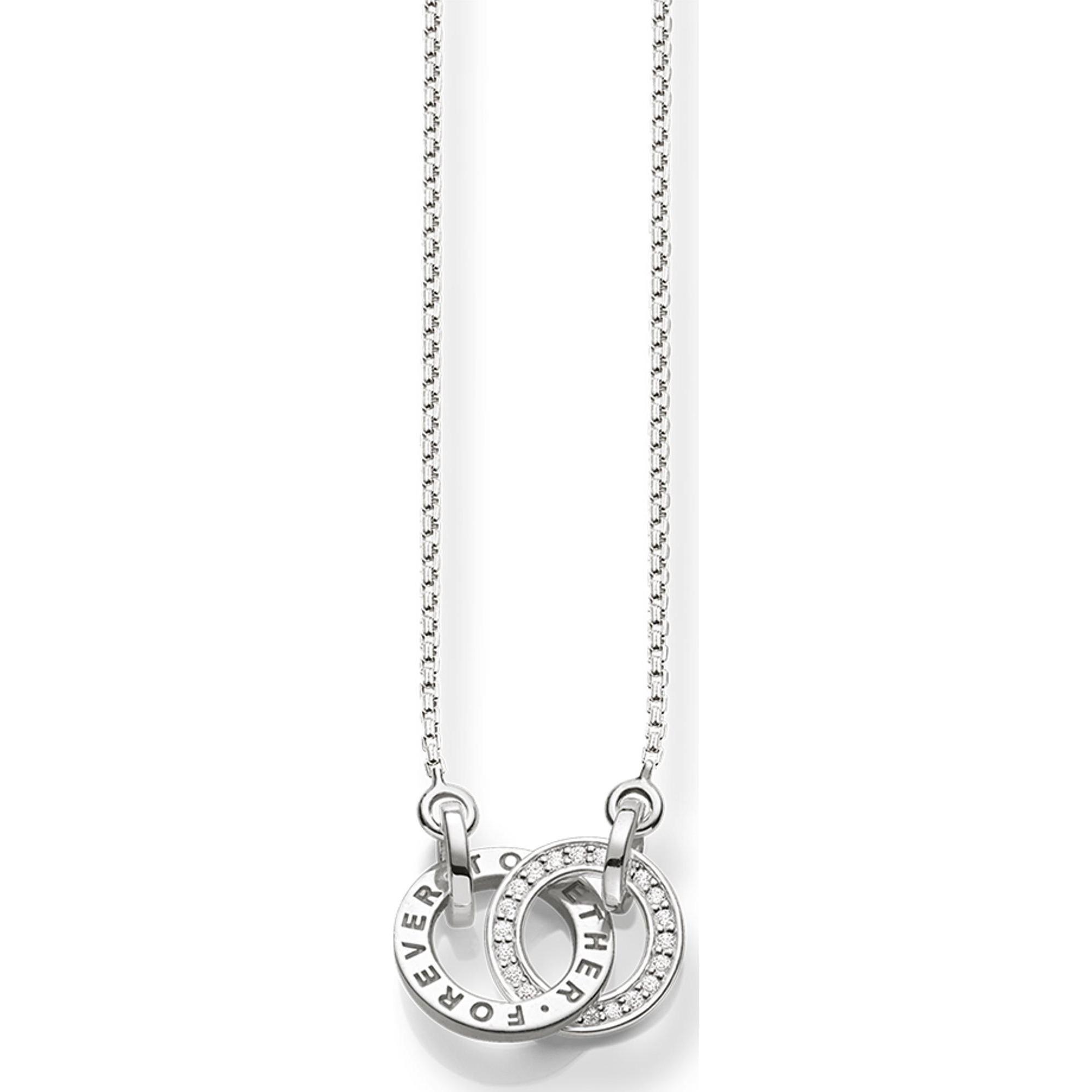 Thomas Sabo, Collana Together Forever, Argento 925 (40-45 cm)
