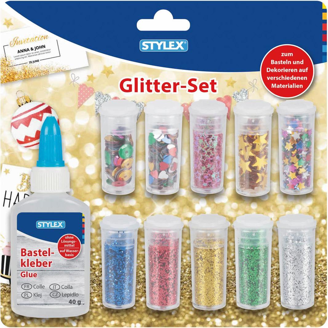 Stylex: Set Creativo di Glitter per Sculture di Carta