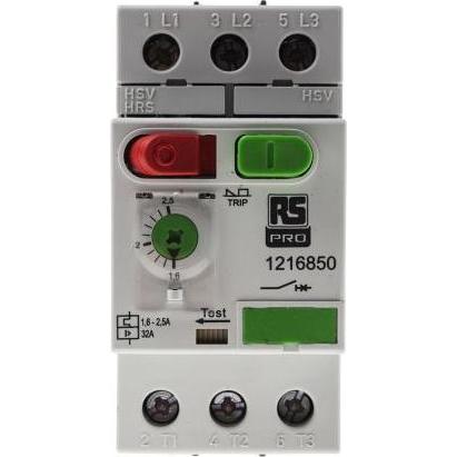 RS PRO Interruttore Motore MS32-2.5: Protezione Affidabile