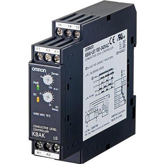 Omron Industrial Automation Relè di monitoraggio 22.5mm da 10k a 100k Ohm, Relais