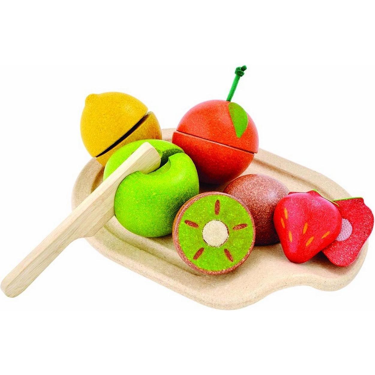 Plantoys: Set Gioco Supermercato Frutta con Tagliere