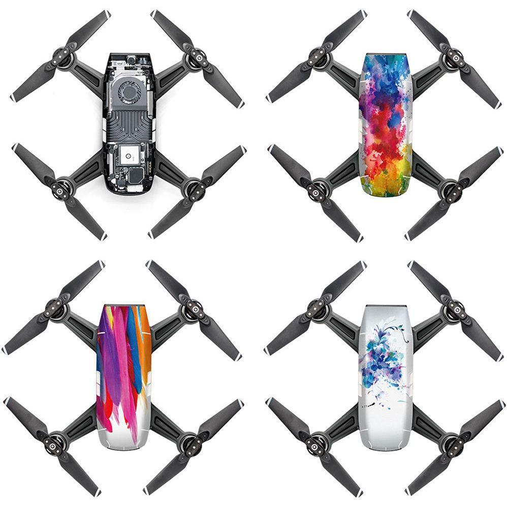 DJI Pelle 4-Pack (Skin per droni, DJI Spark), Accessori per droni, Multicolore