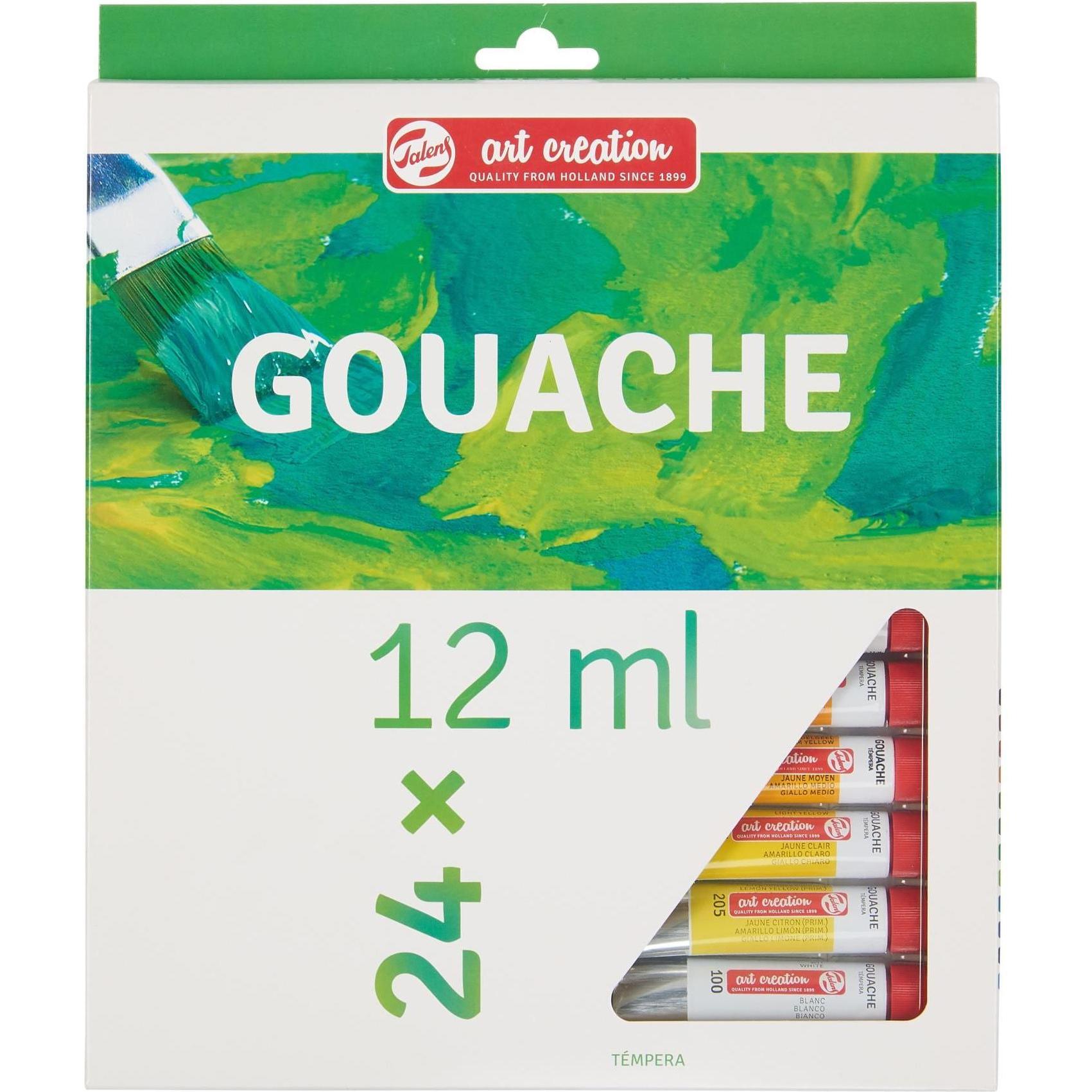 Talens: Set di Colori a Guazzo 24x12ml - Multicolore (288ml)