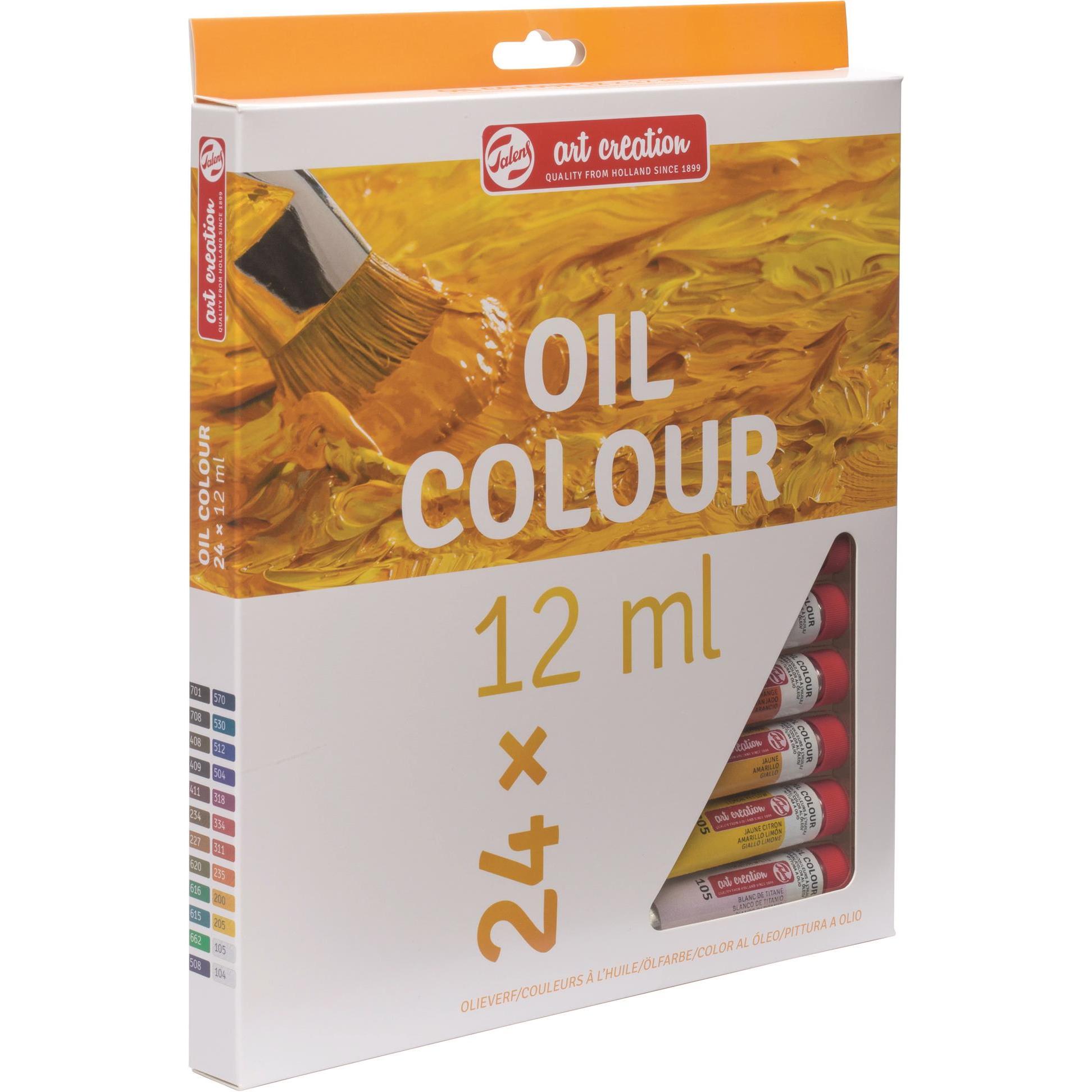Talens: Set di Oli Multicolore per Pittura a Olio (288 ml)