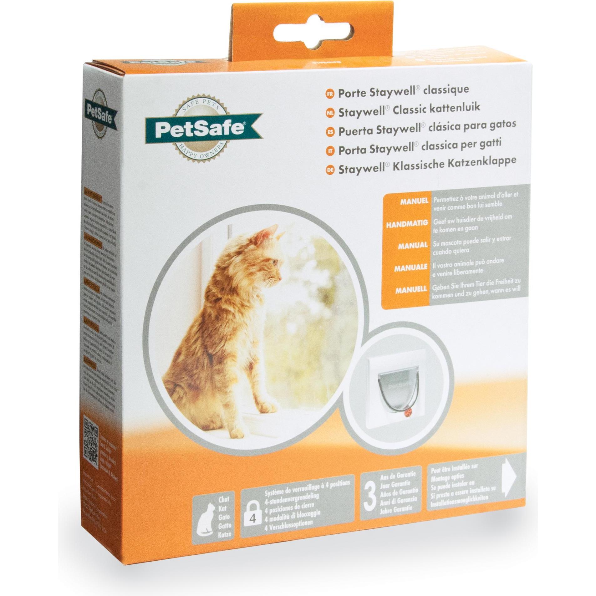 PetSafe Katzenklappe Classic 920: Gattaiola Manuale per Gatti (con Rete)
