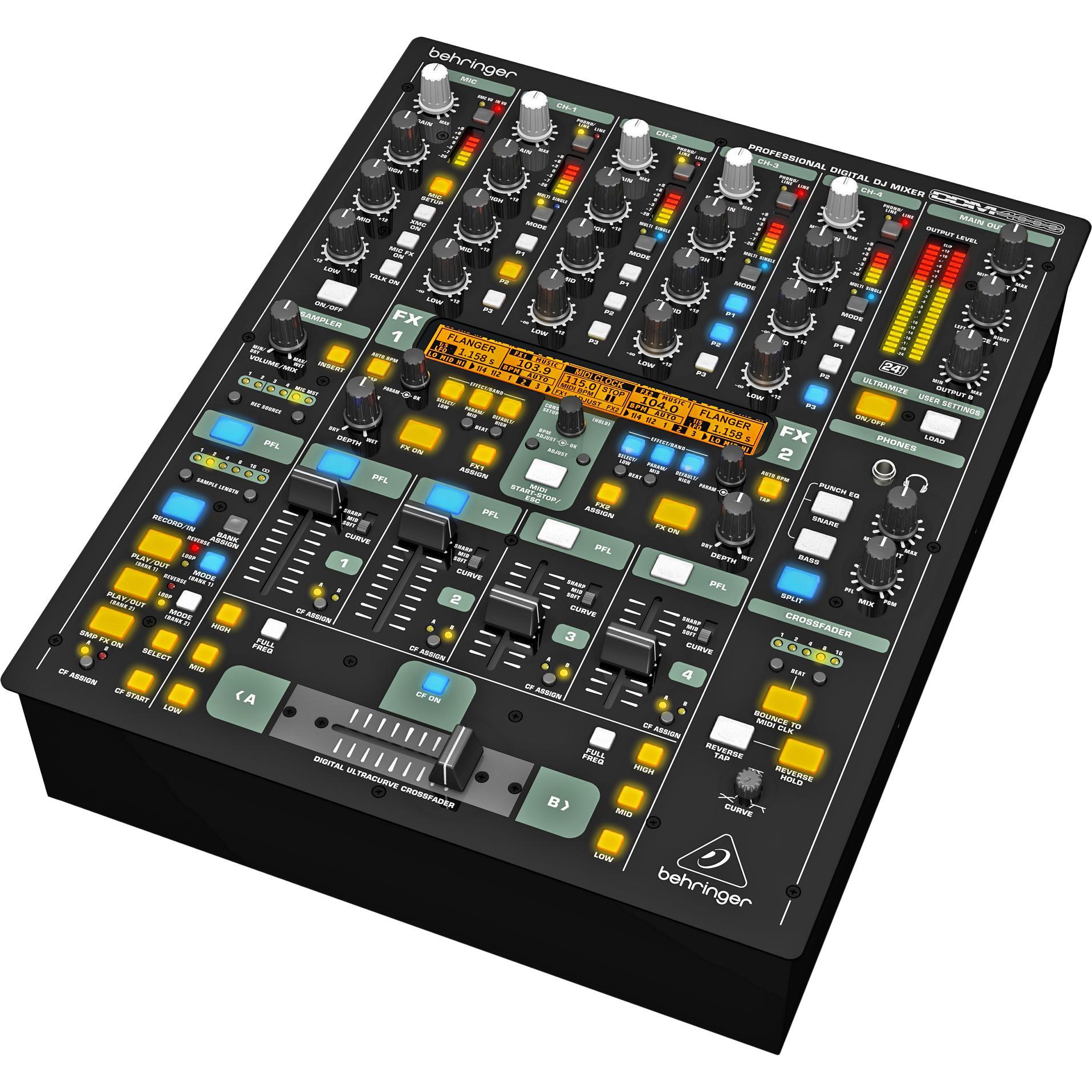 Behringer Ddm4000 (Mixer da club), Mixer audio, Nero