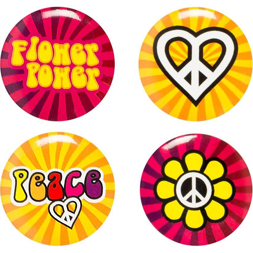 Boland Flower Power Hippie - Set di 4