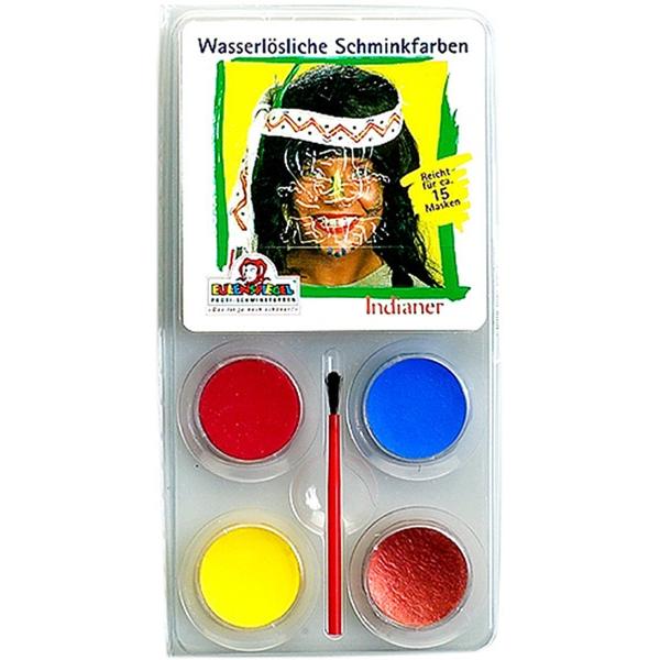 Eulenspiegel Set di Trucco Indiano: Colori Intensi e Facile Rimozione