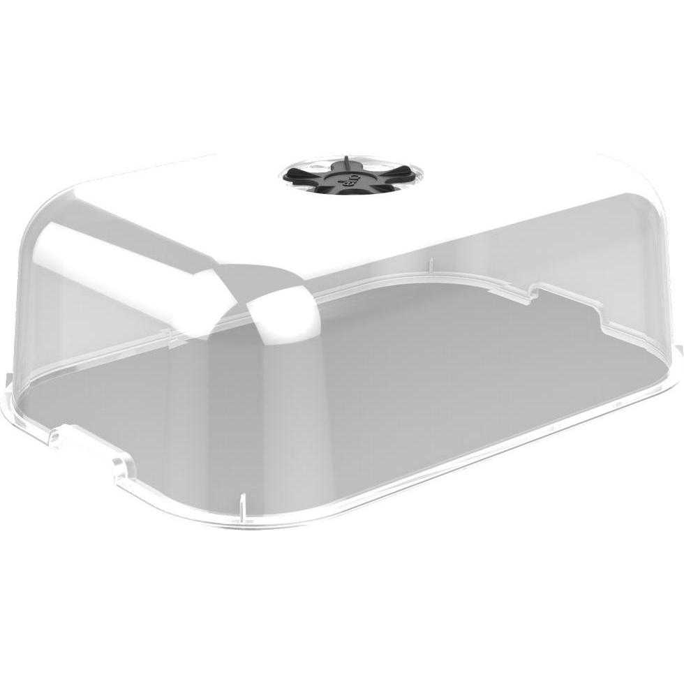 Elho, Vaso + Vassoio da coltivazione, Anzuchthaus Deckel Green Basics