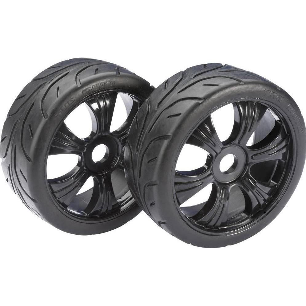 Absima Set di Ruote LP Buggy "Street" Nero