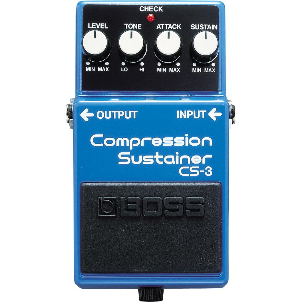 BOSS (Electronics) Compressore/sostituzione di effetti per chitarra (Chitarra), Pedale effetto, Blu