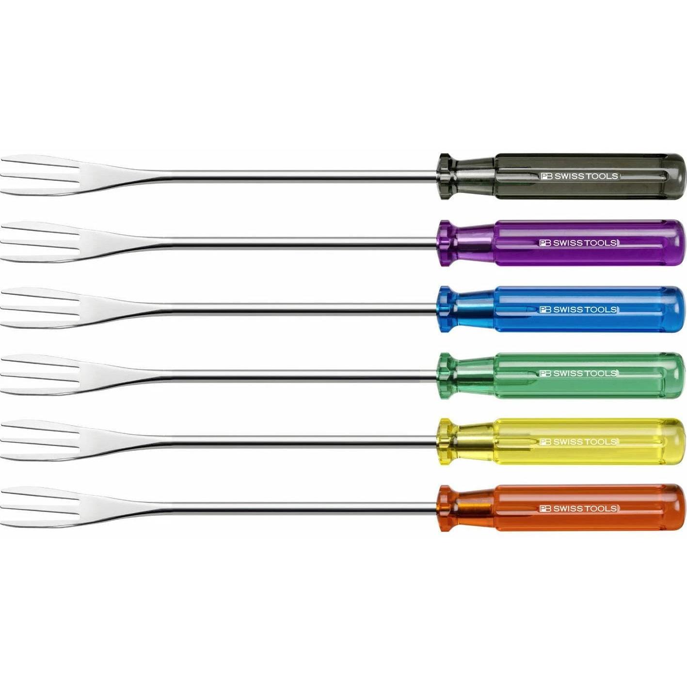 Forchette da Fonduta PB Swiss Tools PB4040: Set Multicolore per la Tavola