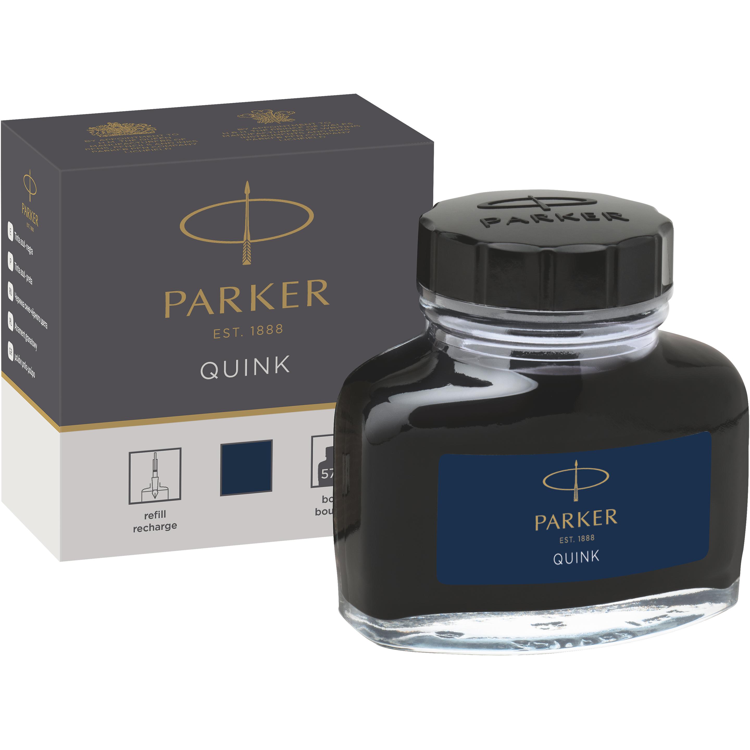 Parker Pen, Cartucce di Ricambio, Quink (Calamaio, Blu)