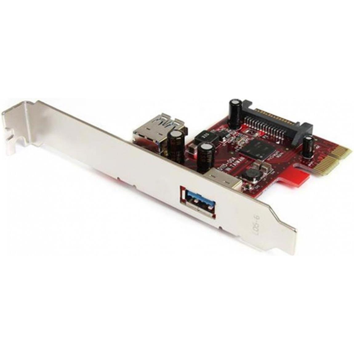 StarTech 1 Internal 1 External USB 3.0 Card, Scheda controller