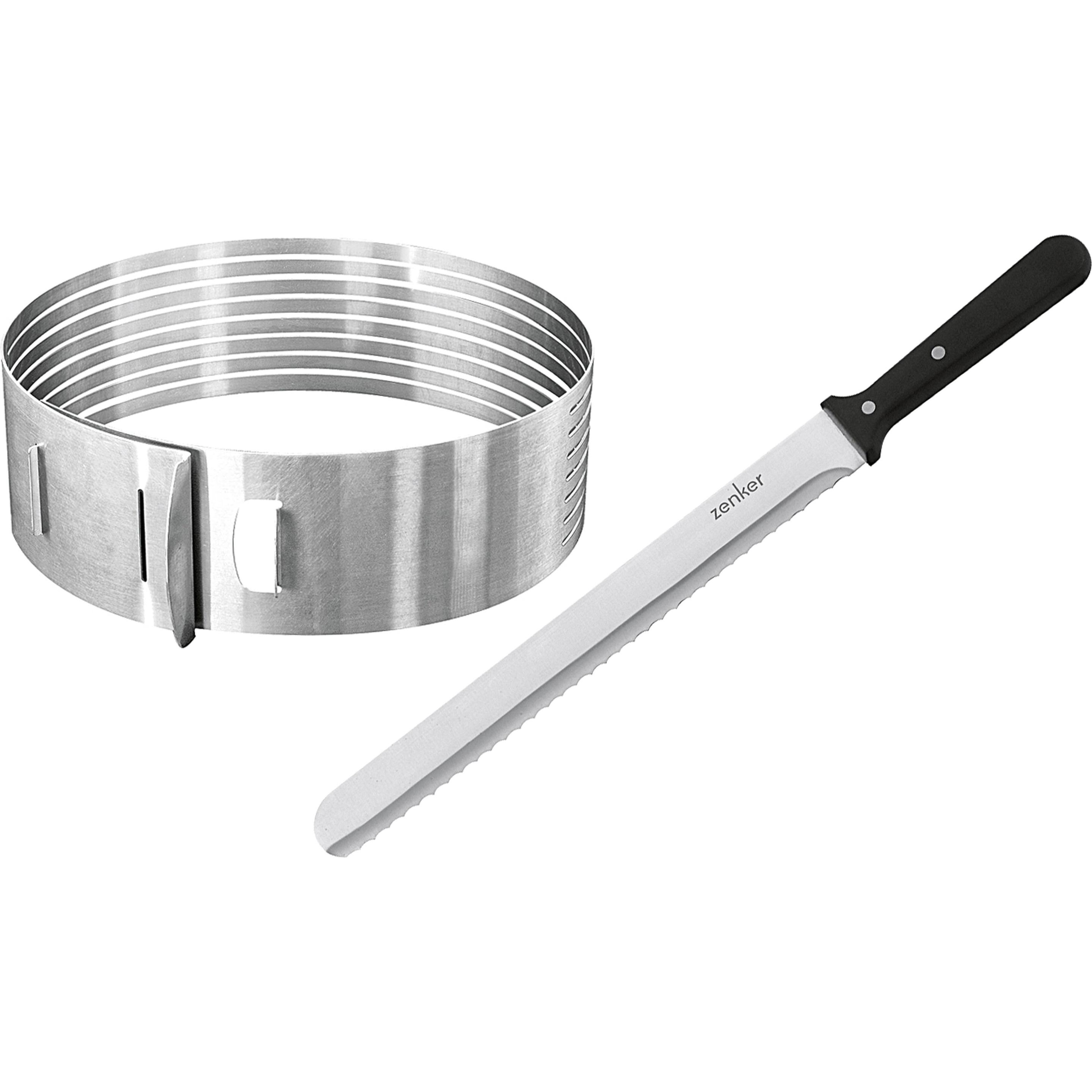Zenker: Aiuto per il Taglio Base Torte - Utensili per Cake Design in Argento