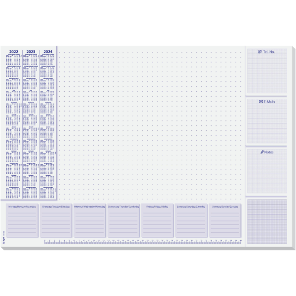 Sigel Sottomano per Scrivania, Lilla (59,5 x 41 cm)