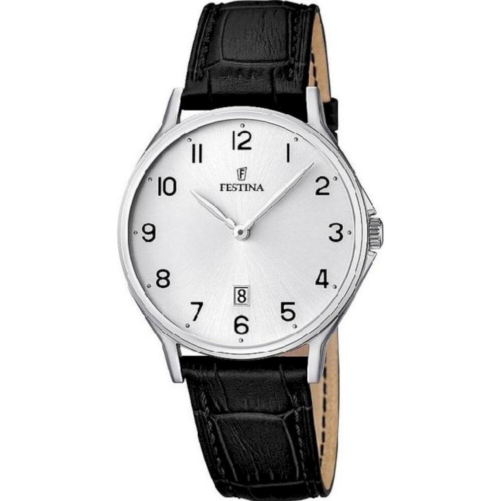 Festina Classico: Orologio da Polso Argento (39mm)