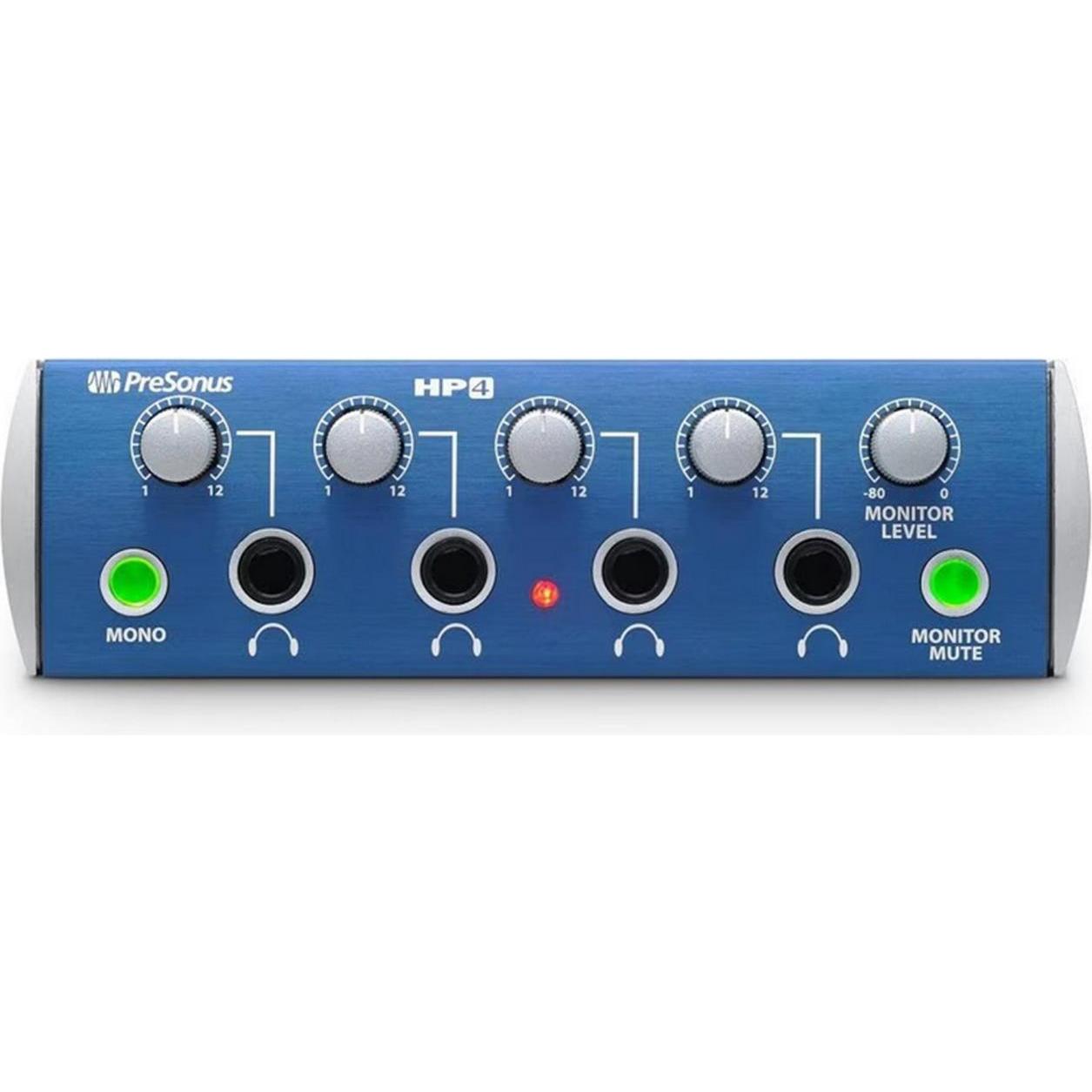 PreSonus Hp4, Amplificatore per cuffie, Blu