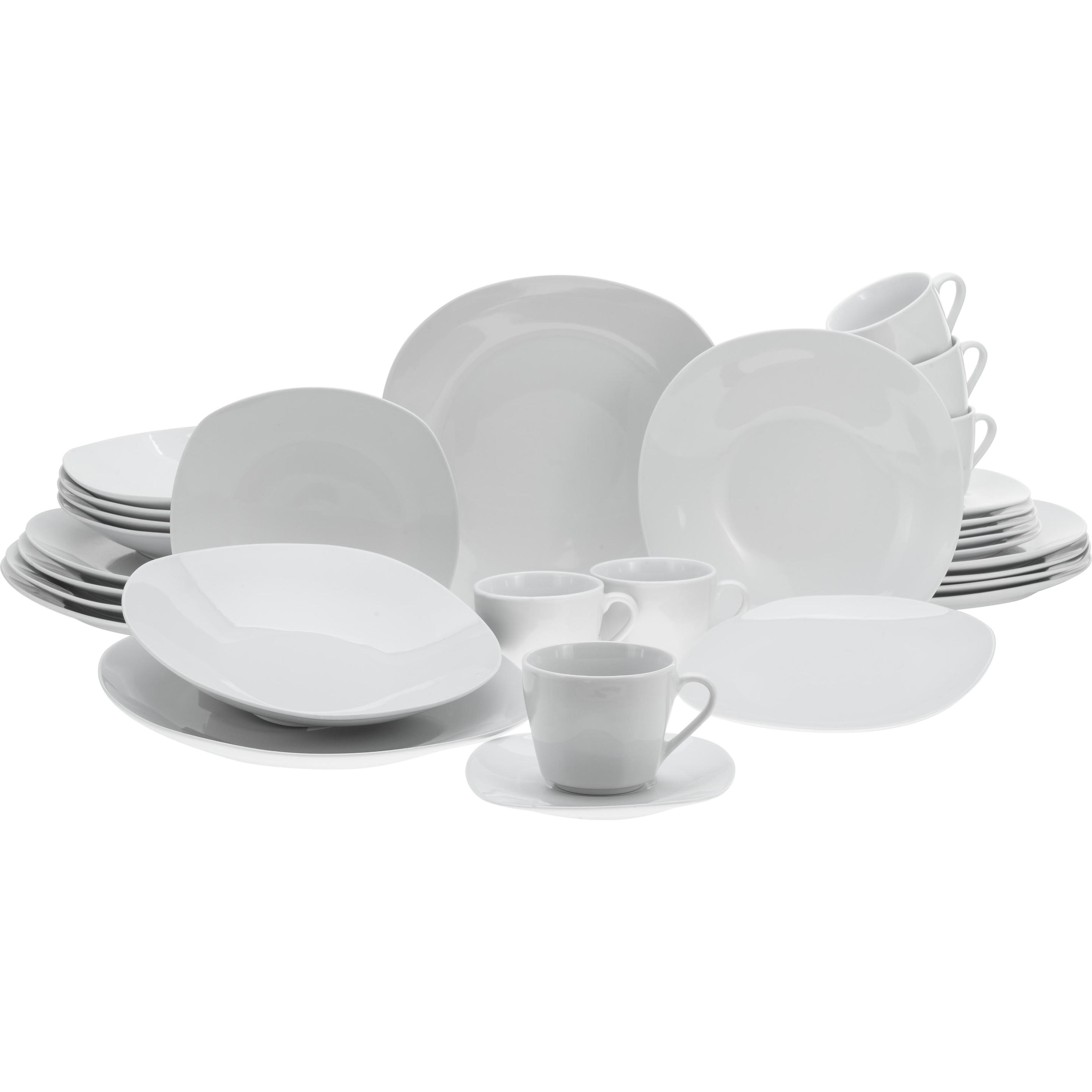 CreaTable, Set di Stoviglie Piazza (30 Pezzi)