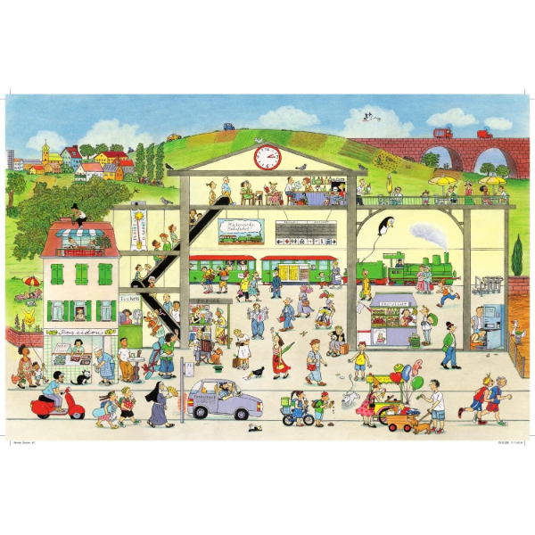 Sommer-Wimmel-Hinhörbuch, Libro per bambini di Rosso Signora Susanne Berner