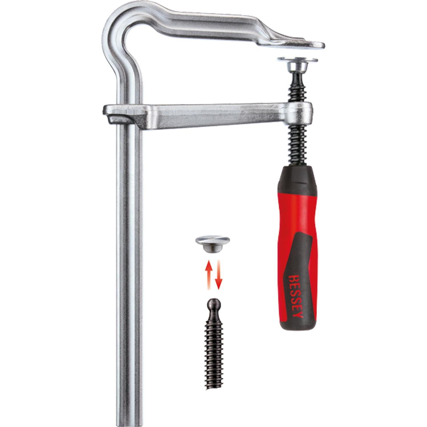 Bessey, Morsa + Strettoio, Morsetto a vite OMEGA GMZ-2K 500 (500 mm)