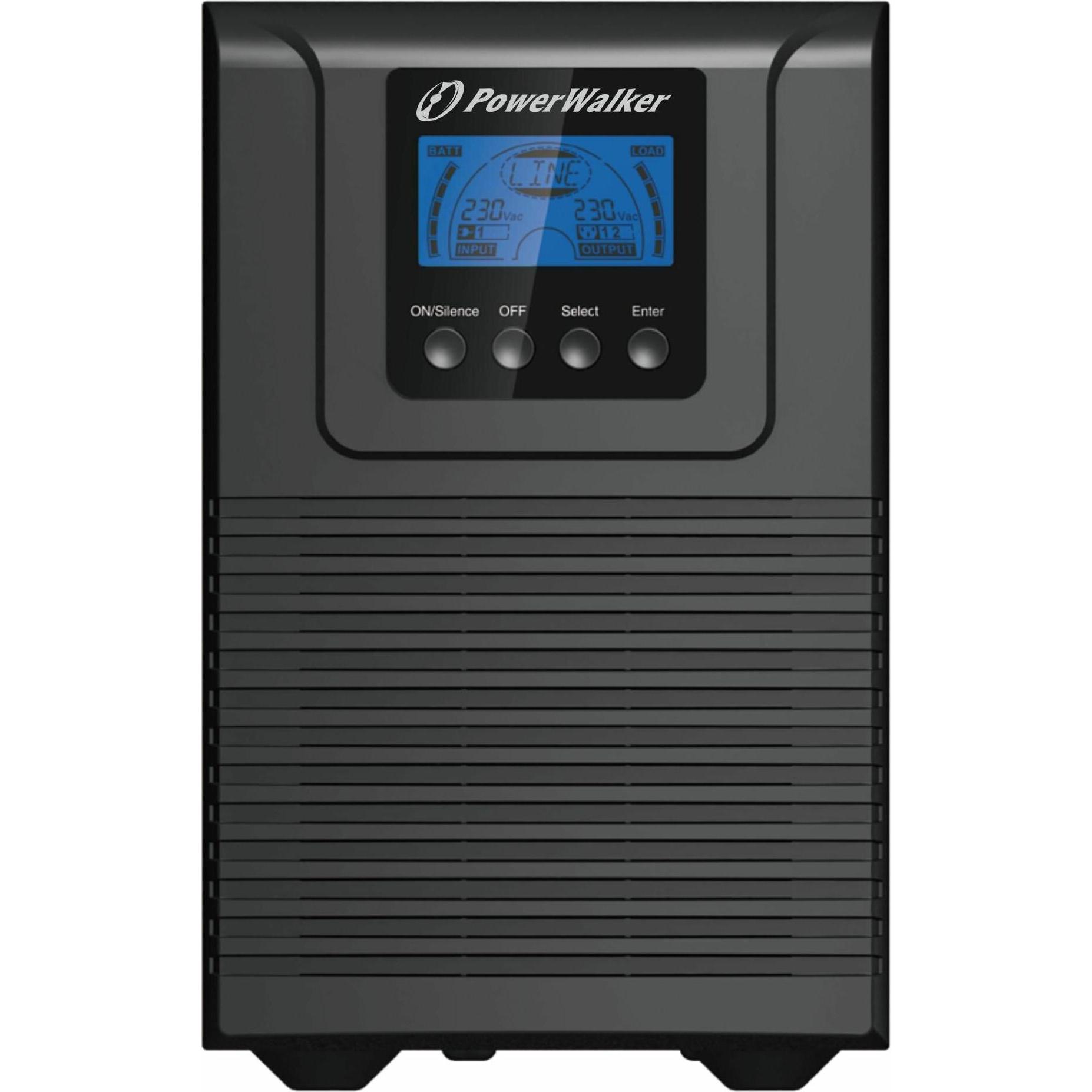 Powerwalker VFI 1000 TG 1000VA 1000VA 900W online UPS Tower Tower doppio convertitore SNMP Slot SNMP HID (1000 VA, 900 W, Doppio convertitore online UPS), UPS