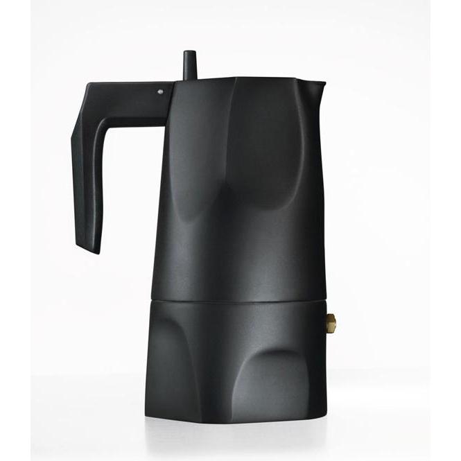 Alessi Ossidiana: Caffettiera Moka Nera