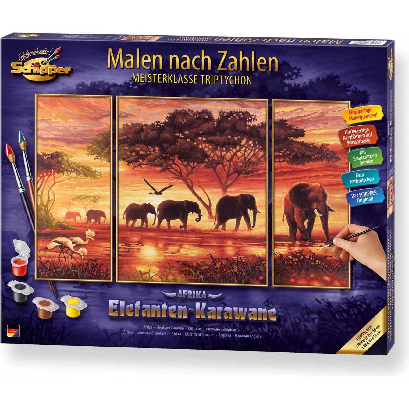 Schipper Dipingere con i Numeri - Elefanti