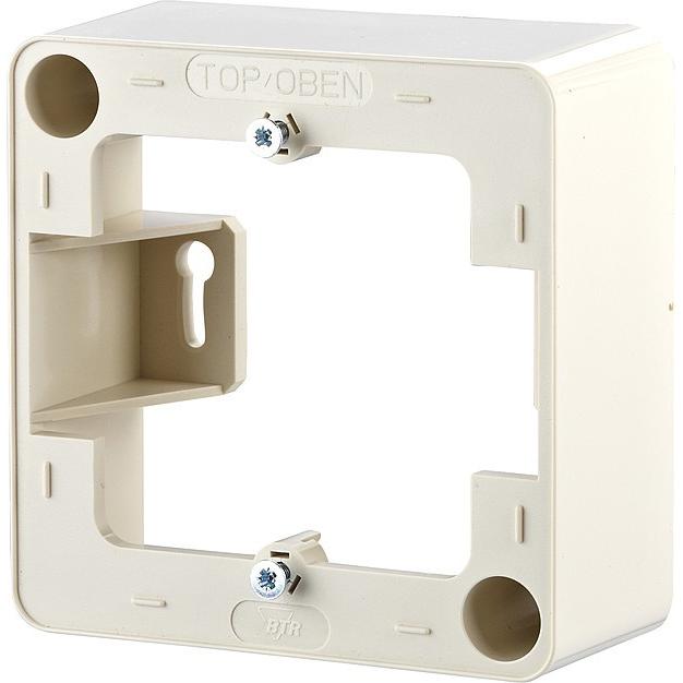Metz Connect Telaio per montaggio superficiale BTR f. Scatole di giunzione modulari E-DAT CAT.6 modulari bianco, Accessori per telefoni