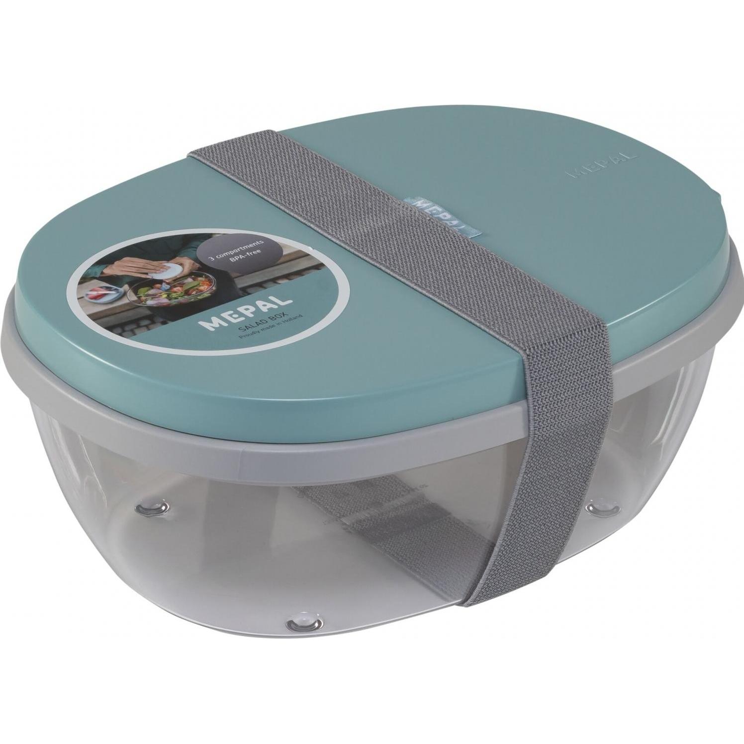 Micasa Insalatiera Ellipse - Verde Nordico, Portapranzo Turchese