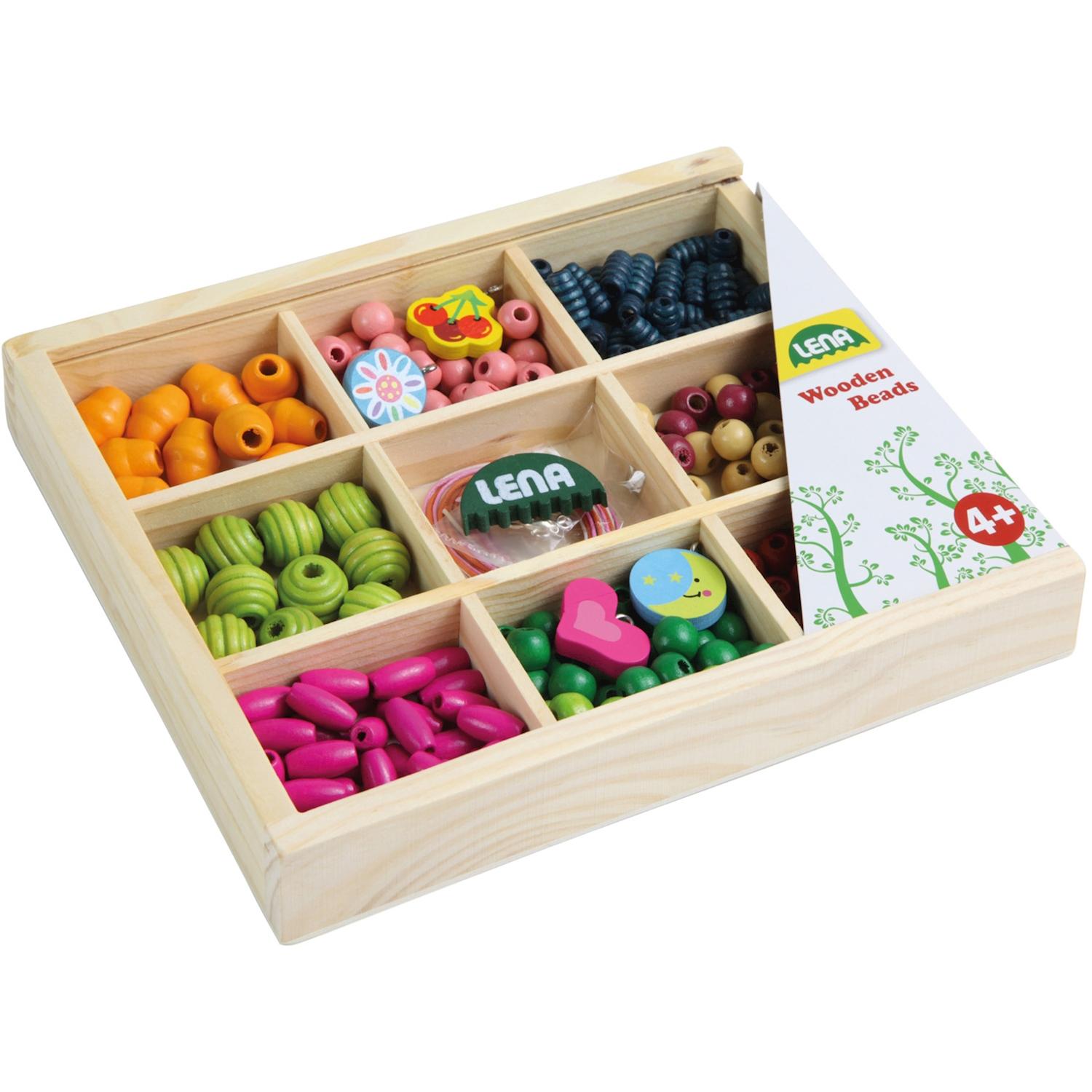 Lena Perline di legno in scatola