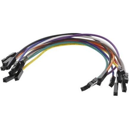 MikroElektronika Ponti metallici per le breadboard, Cavo + Spina elettrica, Multicolore
