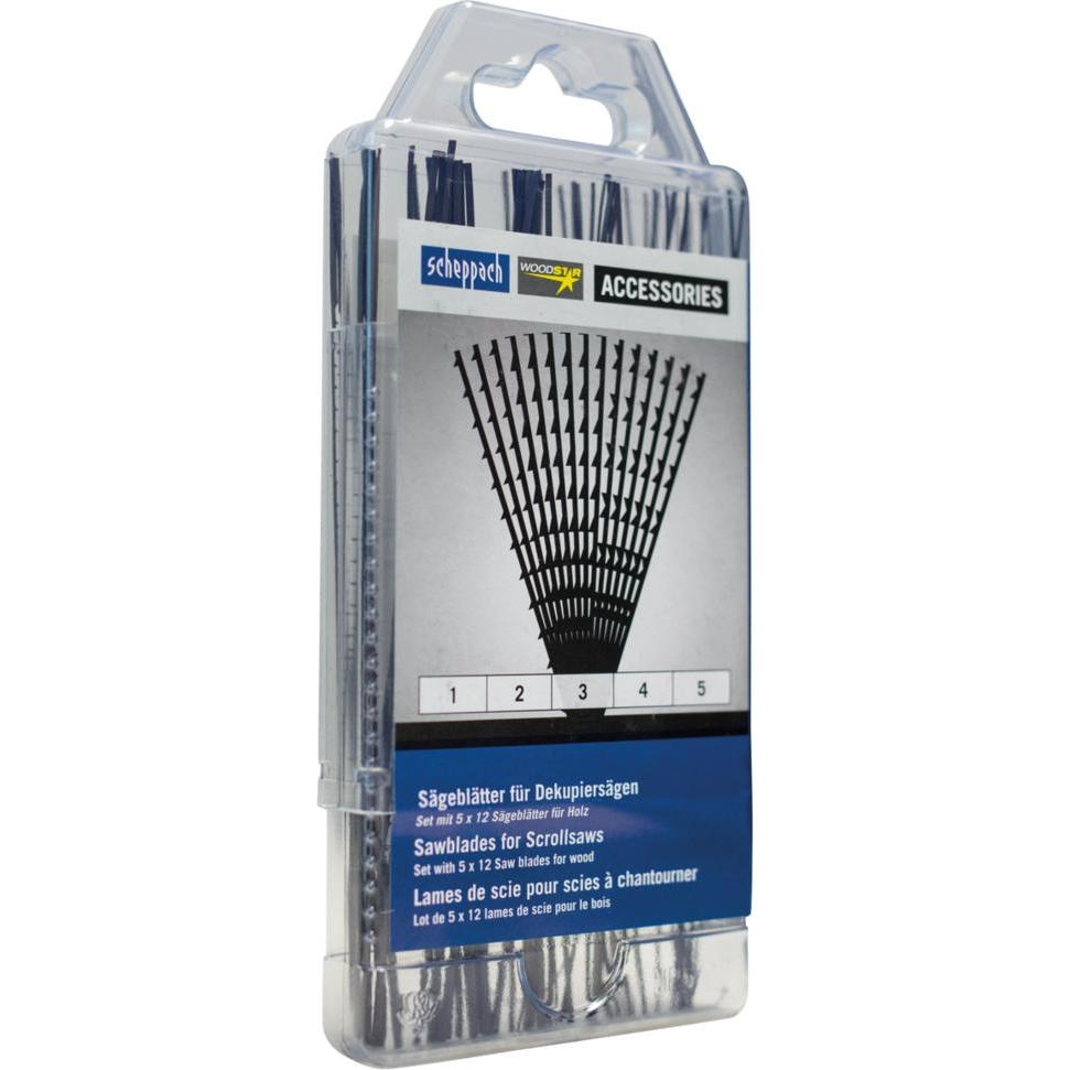 Scheppach: Set di Lame per Seghe a Nastro - 60 Pezzi